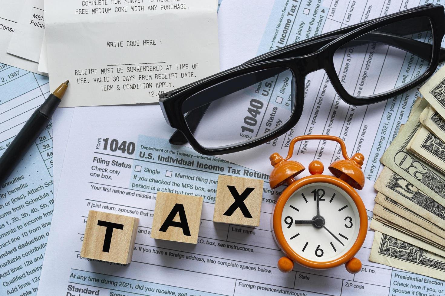 Tax deductions and receipts
